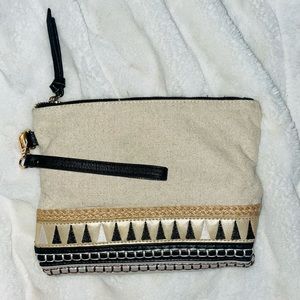 ADORABLE CANVAS CLUTCH